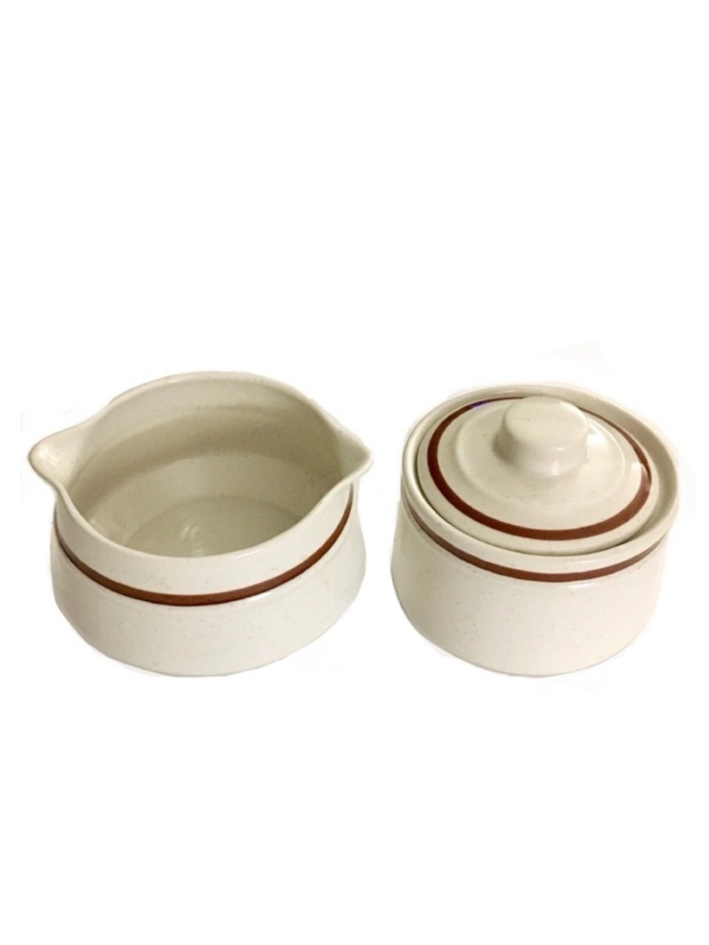 VTG Cream & Sugar Stoneware Set-Autumn Collection